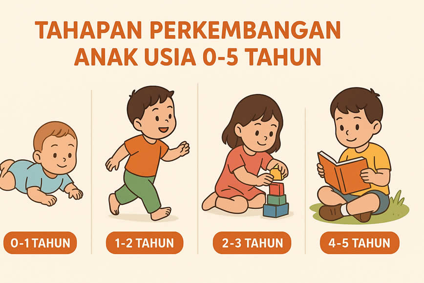 Gambaran pertumbuhan anak usia 0-5 tahun