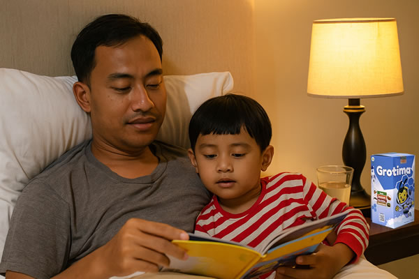 keterlibatan ayah dalam parenting dengan membaca bersama