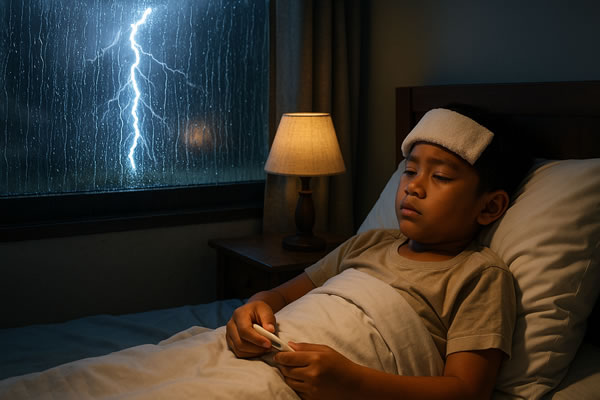 anak mudah sakit saat musim hujan