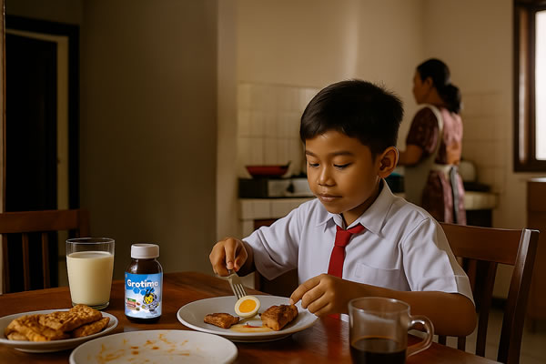 sarapan sehat dengan nutrisi baik