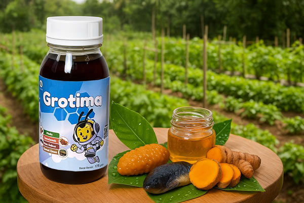 grotima di kebun sayur agar anak mau makan sayur