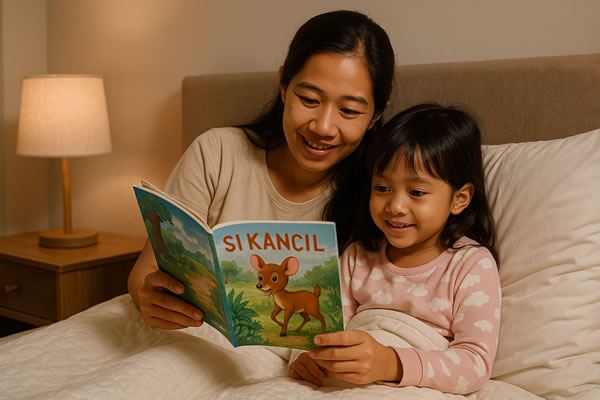 rutinitas malam anak