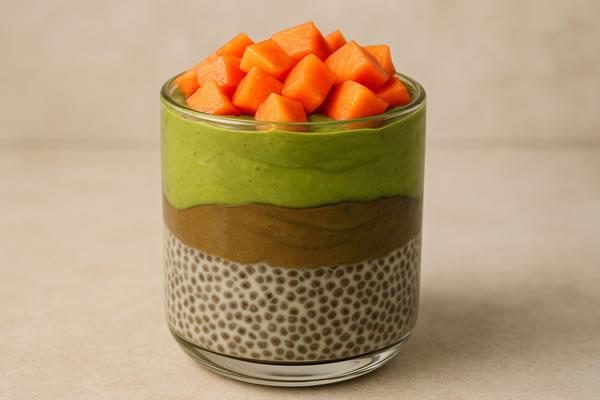 resep praktis puding chia alpukat cemilan sehat anak